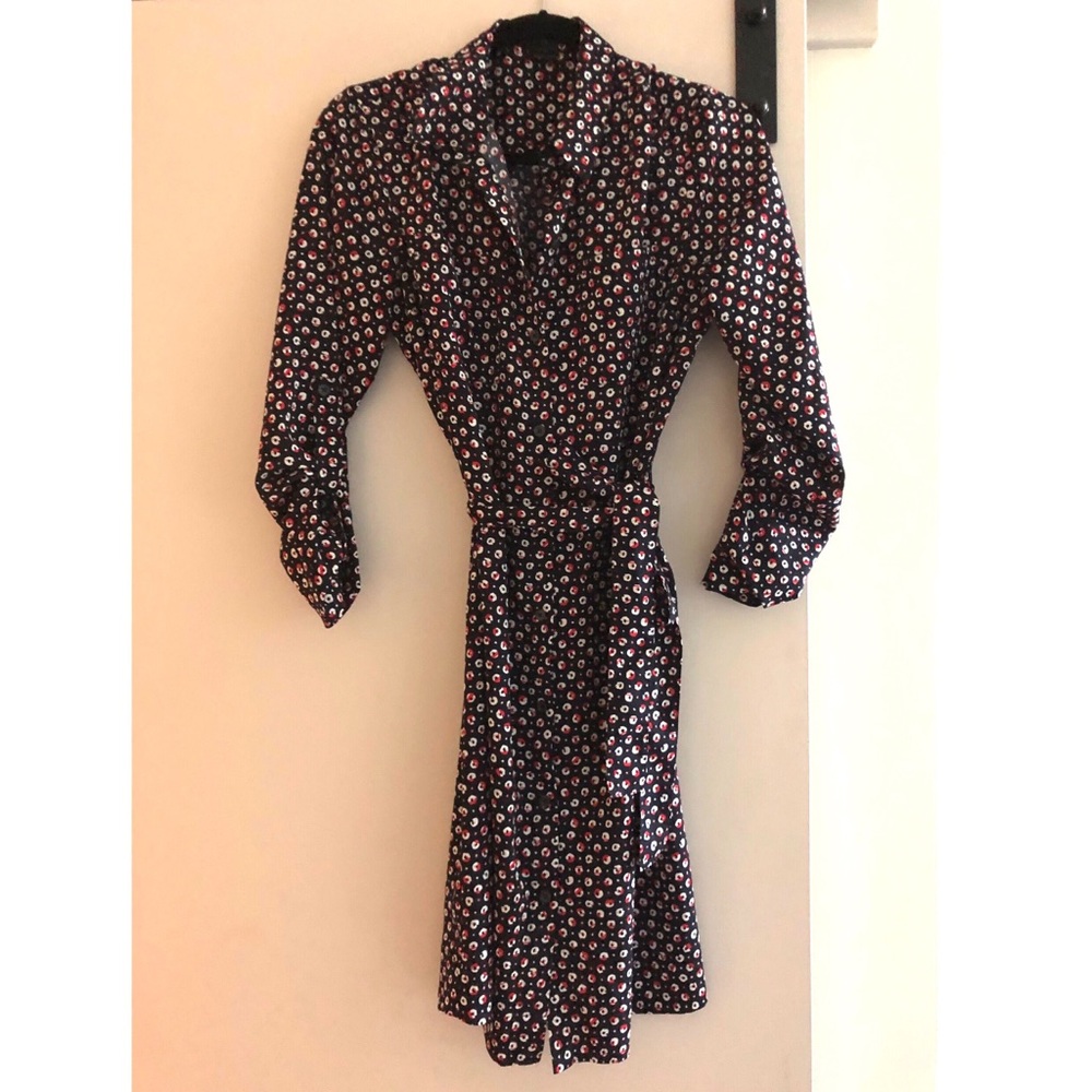 Ann Taylor floral dress with belt